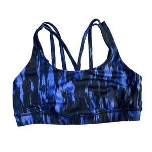 lululemon athletica Blue Strappy Sports Bra